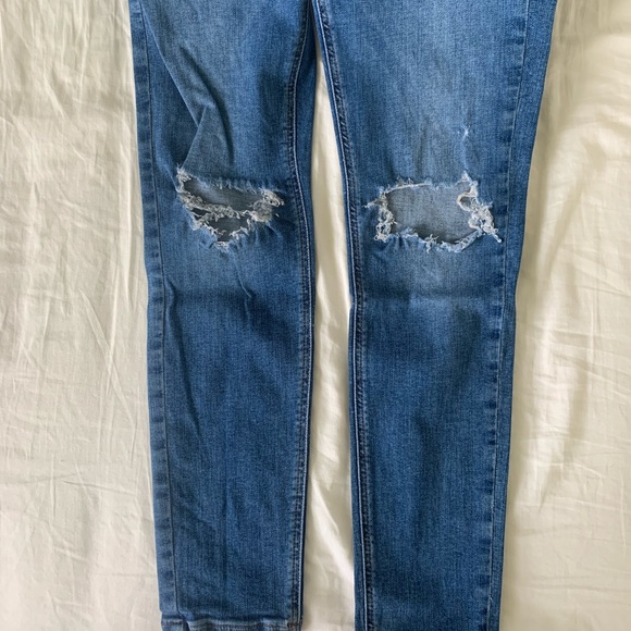 Topshop Jamie Jeans Knee Rips - Picture 2 of 3